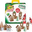 CreateOn Crayola Holiday Gingerbread House Magnetic Tiles, Magnetic Kids Building Toys, Educational Stem Toys for Ages 3+, 24-Piece Set by TinyTreasures Baby Boutique