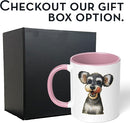 Personalized Coffee Mug, Custom Photo Caricature Gift, Funny Customized Coffee Gift for Men & Women, Custom Mugs with Pictures, Pink 11oz Customized Ceramic Tea Cup by TinyTreasures Baby Boutique