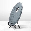 Let's Make Memories Personalized Memorial Stone - Sympathy Garden Marker - Durable, Weather-Resistant Cast Resin - Engraved with Your Loved One's Name - Personalized Condolences - 12" Diameter by CozyNest Decor