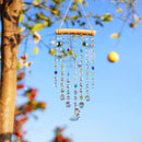 Crystal Moon Star Prism Suncatcher Rainbow Maker Pendant Window Garden Hanging Decoration Ornament Crystal Wind Chimes by GreenHaven Gardens
