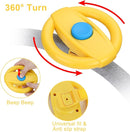 Accmor Stroller Steering Wheel Toy, Pretend Driving Simulated Steering Wheel for Baby Stroller Shopping Carts, Universal Detachable Funny Stroller Shopping Carts Toy Attachment Accessories by TinyTreasures Baby Boutique