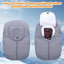 Fairy Baby Winter Car Seat Cover for Babies Carseat– Waterproof, Warm Car Seat Cover Baby – Universal Winter Cover for Back Seat, Infant Car Seat & Baby Carseat (Grey) by TinyTreasures Baby Boutique