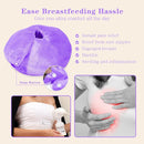 Hot/Cold Breast Gel Bead Ice Packs Breast Cooling/Heat Pads Relief for Breastfeeding, Nursing Pain, Mastitis, Engorgement, Swelling, Plugged Ducts | Boost Milk Let-Down & Production,2 Pack (Purple) by TinyTreasures Baby Boutique