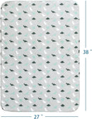 Potty Training Bed Pad - 100% Waterproof, Twin & Toddler Bed Wetting Protection, Reusable, Non Slip, Easy to Change, Washable, Grey by TinyTreasures Baby Boutique
