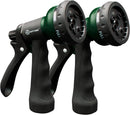 AUTOMAN Garden Hose Nozzle 2PK, ABS Water Spray Nozzle with 7 Adjustable Patterns, Slip Resistant for Watering Plants, Lawn, Garden, Washing Cars, Cleaning, Showering Pets & Outdoor Fun by GreenHaven Gardens