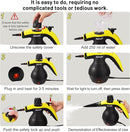 Handheld Steam Cleaner, Steamer for Cleaning, Multipurpose Portable Steam Cleaners for Home Use with Safety Lock and 10 Accessory Kit to Remove Grime, Grease, and More, Save Time and Effort by TinyTreasures Baby Boutique