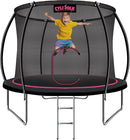 Trampoline for Kids, Heavy Duty Recreational Trampolines Toddler Trampoline with Enclosure Net Ladder Indoor Outdoor Trampoline CPC Approved by TinyTreasures Baby Boutique