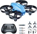 V995 Mini Drones for Kids 8-12 and Beginners,Indoor RC Quadcopter,Small Helicopter Plane with 3D Flips,360° Rotation,Circle Fly,Auto Hover,Headless Mode and 3 Batteries,Gift for Boys and Girls by TinyTreasures Baby Boutique