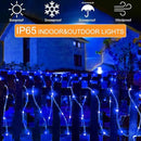 300 LED Solar Rope Lights Outdoor 99 FT Bright Solar Garden String Lights Durable 8 Modes Outdoor Fairy Lights Waterproof Solar Garden Decorative Lights (300LED, Blue) by GreenHaven Gardens
