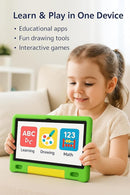 10.1 Inch Kids Tablet with Shockproof Case | Android 14, 64GB+8GB RAM, 12H Battery | Parental Control, Google Kids Space & Preloaded Educational Apps | WiFi 6, HD Display, Ages 3-12 by TinyTreasures Baby Boutique