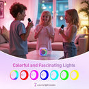 Karaoke Machine for Kids Adults, Karaoke Toys Gifts for Girls Boys, Portable Bluetooth Speaker with Wireless Microphone, Birthday Gifts for Girls Boys Ages 4, 5, 6, 7, 8, 9, 10, 12+ Years Old by TinyTreasures Baby Boutique
