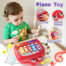 5 in 1 Baby Toy for 12 18 Month, Learning Toys for Babies 12-18 Months, Baby Busy Cube, Stacking&Sensory, Pull String&Piano Xylophone Toy, Birthday Gift for 12+ Month by TinyTreasures Baby Boutique