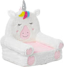 Amazon Basics Children's Plush Toddler Chair, Unicorn, Medium, Multicolor by CozyNest Decor