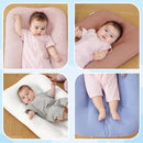 Baby Lounger for Newborn, Bionic Design Baby Lounger, Soft Organic Cotton Breathable Lounger for Infants 0-18 Months (White) by TinyTreasures Baby Boutique