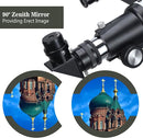Telescopes, Telescope for Kids and Adults Beginners, 70mm Aperture 400mm Focus Length Refractor Travel Telescope with AZ Mount for Observe The Moon and Landscape-Black by TinyTreasures Baby Boutique