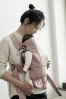 BabyBjörn Baby Carrier Mini, Cotton, Dusty Pink Newborn Carrier (7-25 lbs), Ergonomic, Easy-to-Use by TinyTreasures Baby Boutique