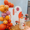 130pcs Orange Balloons Different Sizes 18" 12" 10" 5" Orange Matte Latex Balloons for Boys Girls Birthday Baby Shower Gender Reveal Wedding Gender Reveal Autumn Party Decorations by CozyNest Decor