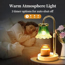 GEEZO Fragrance Candle Warmer Lamp，Electric Candle Warmer with Timer & Dimmer，Mom Christmas Birthday Gifts for Women, House Warming Gifts New Home Bedroom Decor by CozyNest Decor
