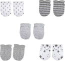 5 Pairs Baby Not Scratch Mittens 0-6 Months New Born Boy Girl Gloves Cute Infant Accessories by TinyTreasures Baby Boutique