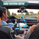 Baby Car Mirror, Universal Fit, Headrest Mount, Shatterproof, Stable, Easy Install, Compatible with Most Cars & SUVs by TinyTreasures Baby Boutique