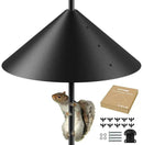 19 Inch Metal Squirrel Baffle for Bird Feeder Pole, Squirrel Proof for Bird Feeder, Bird House Guard for Shepherd’s Hook, Raccoon Stopper, Rust Chew Proof Heavy Duty by GreenHaven Gardens