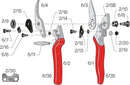 Felco F6 Pruning Shears – 7.7" Swiss-Made Garden Clippers for Medium Hands | Hand Pruners for Gardening | Garden Tool Cutter with Precision Bypass Blade, Forged Aluminum Handles, Replaceable Parts by GreenHaven Gardens