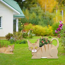 Yellow Cat Planter Plant Pots,Cute Garden Cat Flower Planter,Cat Planters Birthday Gifts for Women,Office,Indoor/Outdoor Decor（12.5 * 5.6 * 7.8in） by GreenHaven Gardens