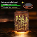 Solar Lanterns Outdoor Waterproof Mushroom Butterfly Garden Decor Gifts for Women Mon Grandma Metal Hanging Solar Lights Decoration for Outside LED Lanterns for Yard Patio Lawn Pathway Landscape by GreenHaven Gardens