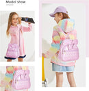 KL928 Girls Bowknot Polka Dot Cute Mini Backpack Small Daypacks Convertible Shoulder Bag Purse for Women by TinyTreasures Baby Boutique