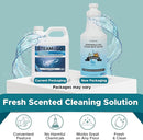Steam & Go Demineralized Water - Multisurface Cleaner, PVC-Free Ready-to-Use for Mops & Floor Steamers - Ideal for Kitchen, Bathroom, & Home Surfaces - Clean Ocean Scent - 32oz (Pack of 1) by TinyTreasures Baby Boutique
