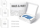 HAUS AND HUES White Frames for Gallery Wall - Set of 6 Picture Collage Frames for Wall, picture Frame Sets for Wall Collage, Gallery Wall Frame Set (Two 8x10, Two 11x14, Two 12x16 Framed White) by CozyNest Decor