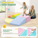 Lischwert Foam Climbing Blocks for Toddlers 1-3, 6pcs Soft Play Set with Crawling Exploration Toys, Indoor Outdoor Infant Safe Blocks for Baby Gym Toddler Playground by TinyTreasures Baby Boutique