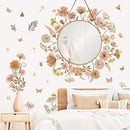 decalmile Boho Flower Wall Decals Wildflower Dandelion Grass Wall Stickers Girls Bedroom Living Room Kitchen Wall Decor by TinyTreasures Baby Boutique