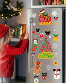 Christmas Window Clings Decorations - Cute Funny Double-Sided Static Stickers for Glass Windows and Doors, Perfect Decorations, with Castle Pattern, Reusable 9 Sheets by CozyNest Decor