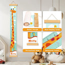 Customize Name Kids Height Chart for Wall, Giraffe Growth Chart for Wall, Kids Growth & Measuring Chart in Inches, Fun & Stylish Height Tracker for Children, Nursery Decor Essentials by TinyTreasures Baby Boutique