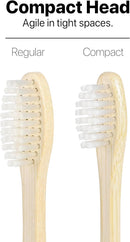 Sea Turtle Plant-Based Bristles, Compact Bamboo Toothbrushes, Soft Natural Toothbrush for Adults (4 Pack) by TinyTreasures Baby Boutique
