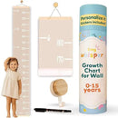 Height Chart for Kids Customizable Kids Height Wall Chart with Stickers, Marker & Hook Hanging Growth Chart Measurement for Wall Easy Installation for Baby Room Nursery and Playroom by CozyNest Decor