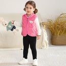 Baby Boys Girls Fleece Vest Zip Up Cute Bear Jackets Fuzzy Fall Winter Warm Clothes Newborn Outwear for Toddler Infant by TinyTreasures Baby Boutique