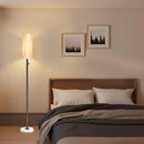 Dimmable Gold Floor Lamp for Living Room,Modern Standing Lamp with Marble Base,LED Bulb Included,Floor Lamps for Bedroom, Living Room,Office,Reading and Nursery(Brown Floor Lamp) by CozyNest Decor