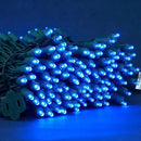 200 Count Blue Wide Angle LED Christmas Lights, 66 ft Green Wire UL Certified Commercial Grade 5mm Holiday String Light Set (Blue) by CozyNest Decor