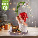 WINTS Garden Gnomes Outdoor Statue with Solar Lights,Bathing Funny Gnome Solar Garden Decorations for Lawn, Balcony,Yard,Patio Gnome Gifts for Mom by CozyNest Decor