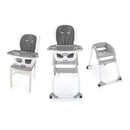 Ingenuity SmartClean Trio Elite 3-in-1 Convertible Baby High Chair, Toddler Chair, and Dining Booster Seat, For Ages 6 Months and Up, Unisex - Slate by TinyTreasures Baby Boutique