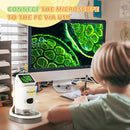 Microscope for Kids, 1000X HD Pocket Kids Microscope, 2.1'' LCD Screen Mini Micrscope for Kids 8-12, Science Mini Scope Toy Kits, Handheld Miniscope Educational Gifts for Kids, 32 GB TF Card Included by TinyTreasures Baby Boutique