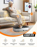 Vibration Plate Exercise Machine - Bluetooth Music & 400LBS Capacity Vibration Plate for Lymphatic Drainage & Weight Loss with 99 Speed Levels, Whole Body Vibration Plate for Home Fitness by CozyNest Decor