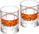 KAMMAK Crystal Whiskey Glasses Set of 2, Handcrafted 2.03oz Old Fashioned Glasses Stemless, Luxury Liquor Glasses, Hand Blown Scotch Cup for Women, Men Barware Gift for Cocktail, Bourbon by CozyNest Decor