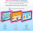 UMIDIGI Kids Tablet, G1 Tab Android PC, 10.1" Tablet for Kids, 4+4G+64G up to 1TB, WiFi 6, 8MP+8MP Dual Camera, Quad-Core, 6000mAh, BT5.0, TÜV Eye Bluelight, Parental Control by TinyTreasures Baby Boutique