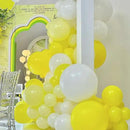130pcs Pastel Yellow Balloons Different Sizes 18" 12" 10" 5" Light Yellow Latex Balloon Garland Arch Kit for Birthday Baby Shower Graduation Wedding Gender Reveal Party Decorations by CozyNest Decor