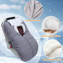 Fairy Baby Winter Car Seat Cover for Babies Carseat– Waterproof, Warm Car Seat Cover Baby – Universal Winter Cover for Back Seat, Infant Car Seat & Baby Carseat (Grey) by TinyTreasures Baby Boutique