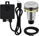 Garbage Disposal SinkTop Air Switch Kit with Stainless Steel Button,Brushed Nickel by CozyNest Decor