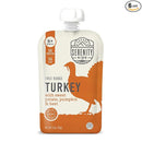 Serenity Kids 6+ Months Organic Baby Food Pouches - BPA-Free Range Turkey Pouches with Pumpkin Puree, Sweet Potato & Beet - 3.5 Oz, 6 Pack by TinyTreasures Baby Boutique